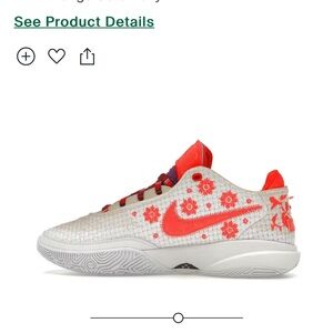 Nike LeBron 20 EP Mimi Plange Ceremony FJ0724-801 sneakers